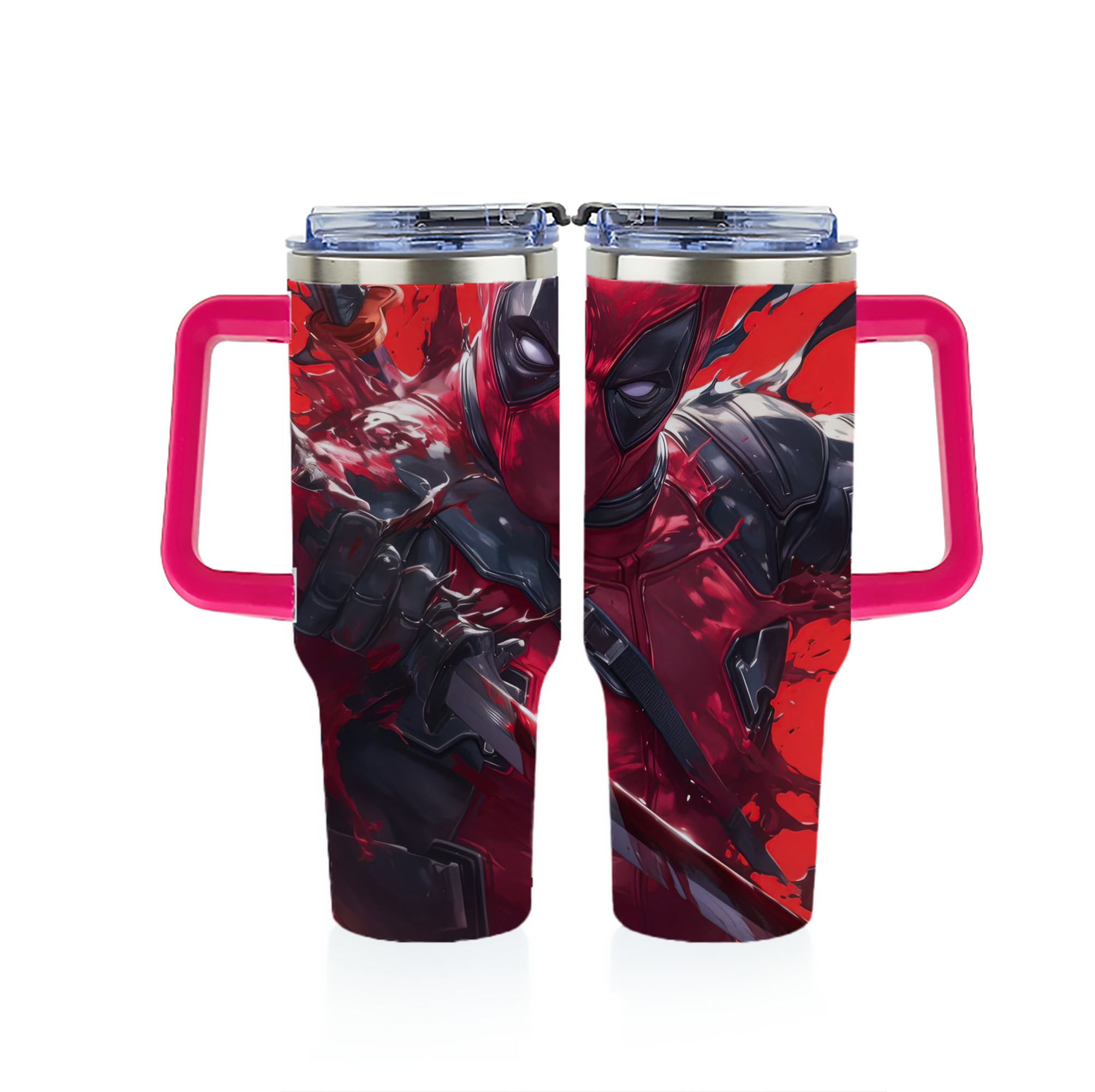 （画像用） Deadpool デッドプール 1200ｍLフルプリント車用タンブラー